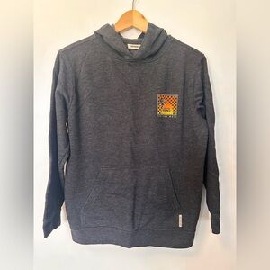 Vans Boys Size L Graphic Gray Hoodie
